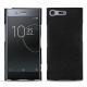 Sony Xperia XZ Premium leather cover - Ebène ( Sleek P C12 - Black ) 