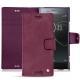 Custodia in pelle Sony Xperia XZ Premium - Prune vintage ( Pantone 512C ) 
