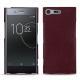 Funda de piel Sony Xperia XZ Premium - Lie de vin ( Pantone 5115C ) 