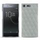 Capa em pele Sony Xperia XZ Premium - Gris - Couture ( Nappa - Pantone W428C ) 