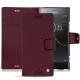 Sony Xperia XZ Premium leather case - Lie de vin ( Pantone 5115C ) 