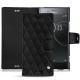 硬质真皮保护套 Sony Xperia XZ Premium - Noir - Couture ( Nappa - Black ) 