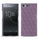 Sony Xperia XZ Premium leather cover - Lilas - Couture ( Nappa - Pantone 2645U ) 