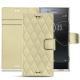 Custodia in pelle Sony Xperia XZ Premium - Beige - Couture ( Nappa - Pantone 7502C ) 