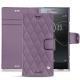 Capa em pele Sony Xperia XZ Premium - Lilas - Couture ( Nappa - Pantone 2645U ) 