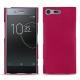 Capa em pele Sony Xperia XZ Premium - Rose fluo