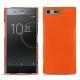 Custodia in pelle Sony Xperia XZ Premium - Orange fluo