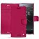 Sony Xperia XZ Premium leather case - Rose fluo