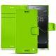 Funda de piel Sony Xperia XZ Premium - Vert fluo