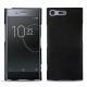 Custodia in pelle Sony Xperia XZ Premium - Negre poudro