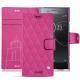 Housse cuir Sony Xperia XZ Premium - Rose BB - Couture