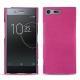 Coque cuir Sony Xperia XZ Premium - Rose BB
