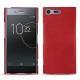 Sony Xperia XZ Premium leather cover - Rouge troupelenc