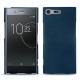 Coque cuir Sony Xperia XZ Premium - Blu mediterran