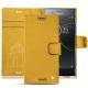 硬质真皮保护套 Sony Xperia XZ Premium - Jaune soulèu