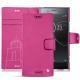 Funda de piel Sony Xperia XZ Premium - Rose BB