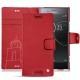 Capa em pele Sony Xperia XZ Premium - Rouge troupelenc