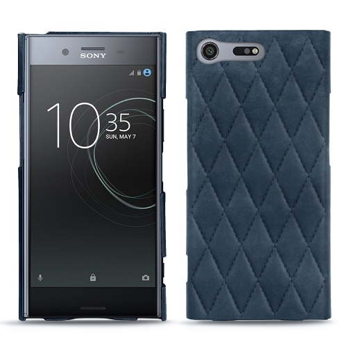 Funda de piel Sony Xperia XZ PremiumJean vintage - Couture ( Pantone #2f414f  ) 