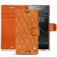 Lederschutzhülle Sony Xperia XZ Premium - Mandarine vintage - Couture
