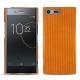 Sony Xperia XZ Premium leather cover - Abaca arancio
