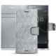 Custodia in pelle Sony Xperia XZ Premium - Platinium - Couture