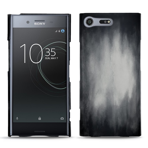 硬质真皮保护套 Sony Xperia XZ PremiumGris Patine