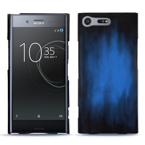 Funda de piel Sony Xperia XZ PremiumBleu Patine