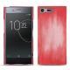 Coque cuir Sony Xperia XZ Premium - Rose Patine
