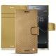 Sony Xperia XZ Premium leather case - Serpent sabbia