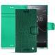 Capa em pele Sony Xperia XZ Premium - Crocodile pino