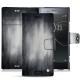 Funda de piel Sony Xperia XZ Premium - Gris Patine