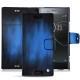Funda de piel Sony Xperia XZ Premium - Bleu Patine