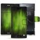 Custodia in pelle Sony Xperia XZ Premium - Vert Patine