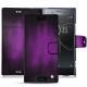 Funda de piel Sony Xperia XZ Premium - Violet Patine