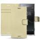 Capa em pele Sony Xperia XZ Premium - Beige PU