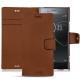 Custodia in pelle Sony Xperia XZ Premium - Marron PU