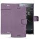 硬质真皮保护套 Sony Xperia XZ Premium - Lilas PU