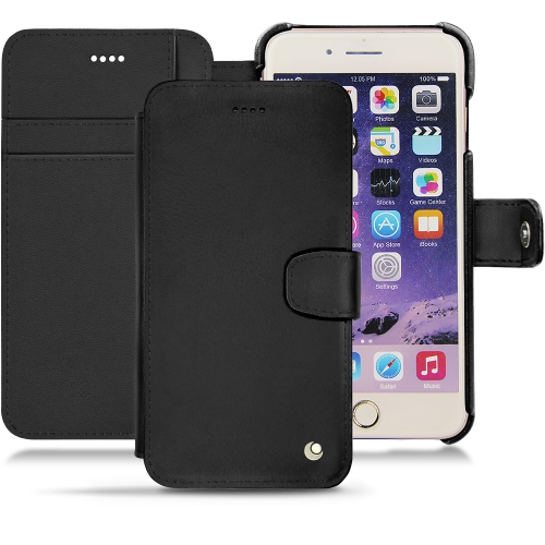 Apple iPhone 7 Plus leather case - Noir ( Nappa - Black ) 
