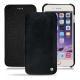 Housse cuir Apple iPhone 7 Plus - Dark vintage ( Roughtcut - Black#5256 ) 