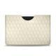 Custodia in pelle Apple iPad Pro 12" - Blanc - Couture ( Bologna - White ) 