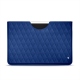 가죽 커버 Apple iPad Pro 12" - Bleu océan - Couture ( Nappa - Pantone 293C ) 