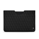 Lederschutzhülle Apple iPad Pro 12" - Ebène - Couture ( Sleek P C12 - Black ) 