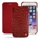 Funda de piel Apple iPhone 7 Plus - Autruche ciliegia