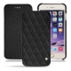 Housse cuir Apple iPhone 7 Plus - Noir - Couture ( Nappa - Black ) 