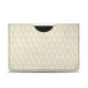 Pochette cuir Apple iPad Pro 12" - Blanc escumo - Couture