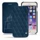 Custodia in pelle Apple iPhone 7 Plus - Blu mediterran - Couture