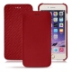 Apple iPhone 7 Plus leather case - Rouge PU
