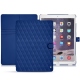 Housse cuir Apple iPad Pro 12.9" (2017) - Bleu océan - Couture ( Nappa - Pantone 293C ) 