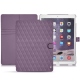 Housse cuir Apple iPad Pro 12.9" (2017) - Lilas - Couture ( Nappa - Pantone 2645U ) 
