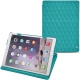 Apple iPad Pro 12.9" (2017) leather case - Bleu fluo - Couture